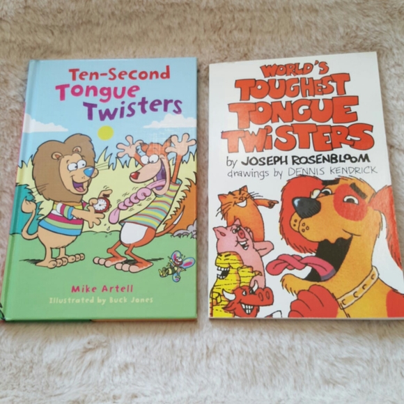 New, Set of 2, "Tongue Twisters" books - Picture 1 of 3